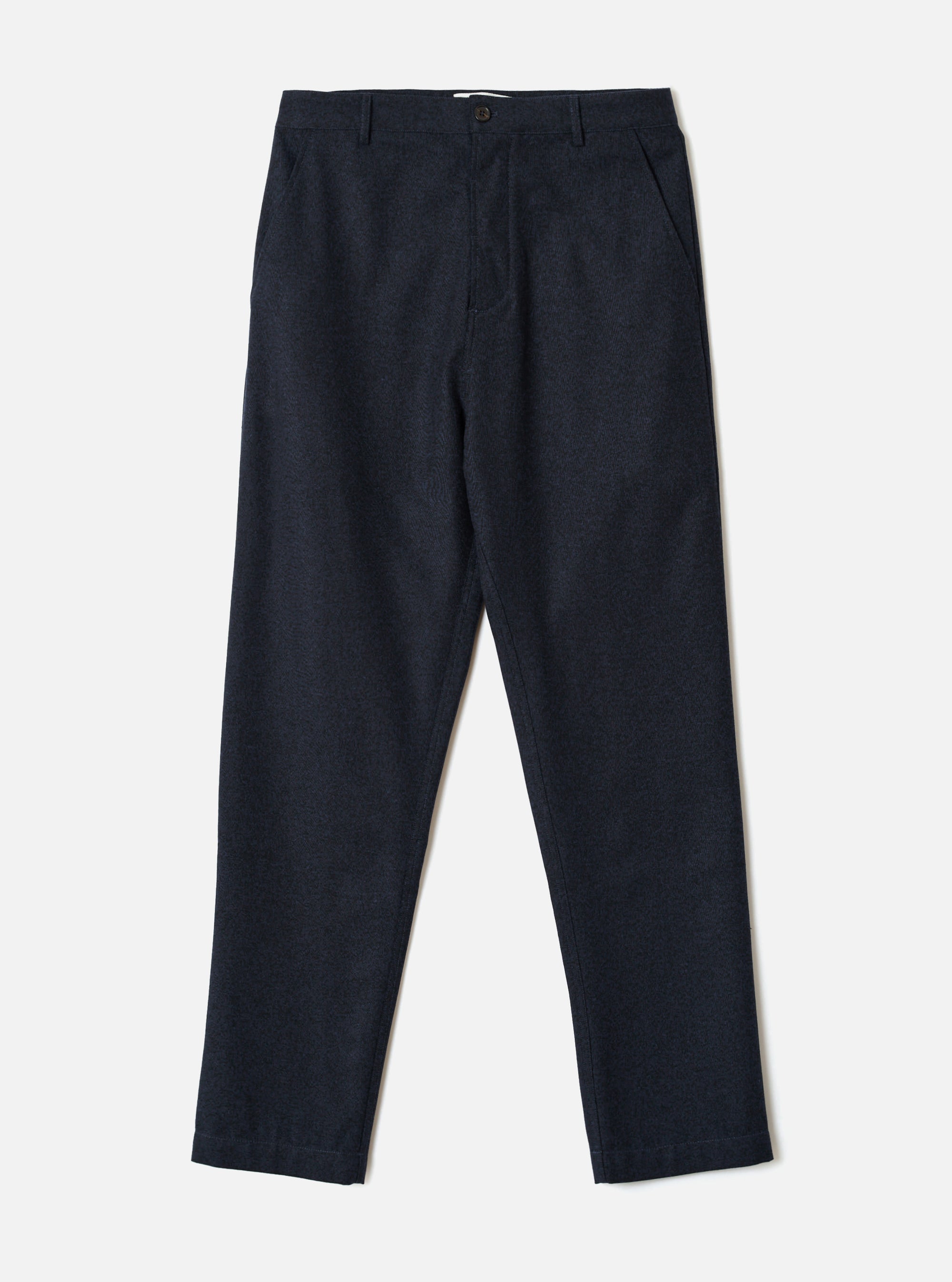 Navy Recycled Italian Tweed Military Chino