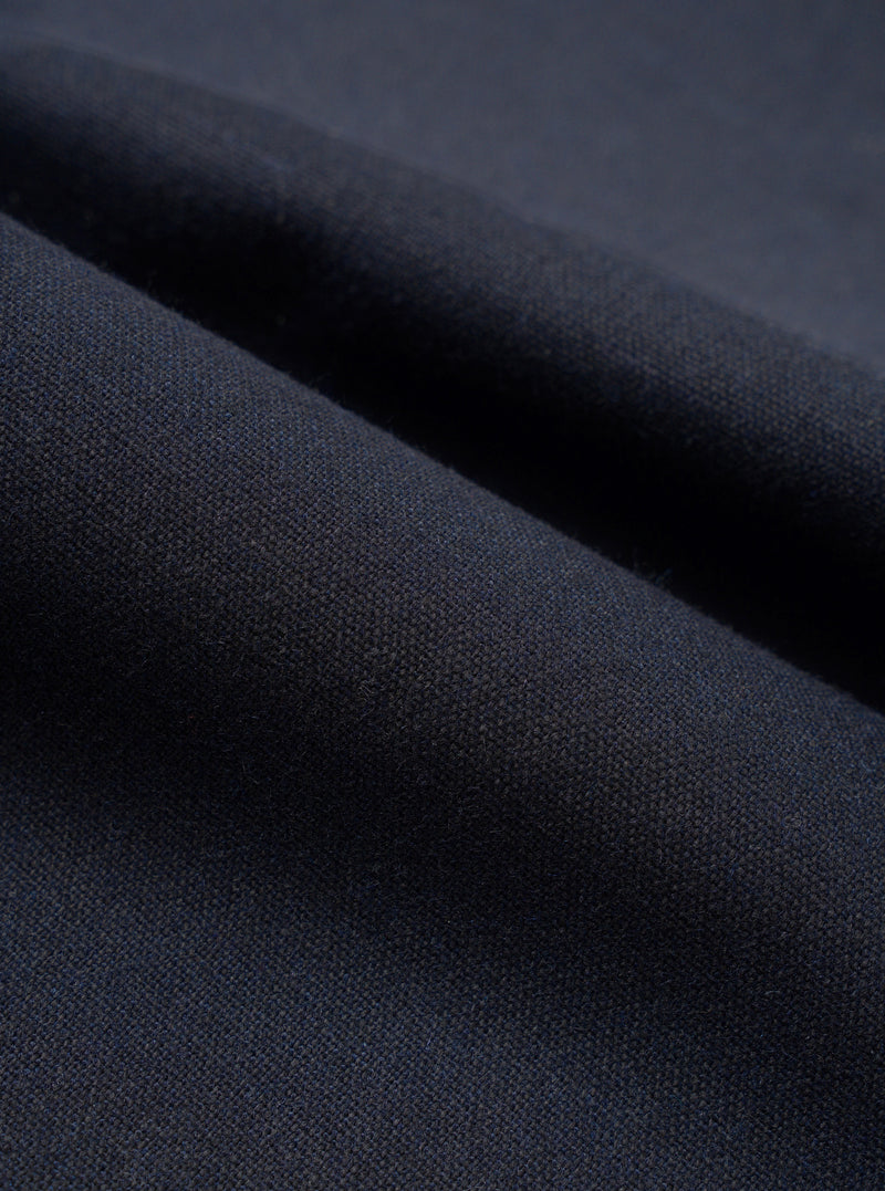 Navy Recycled Italian Tweed Military Chino