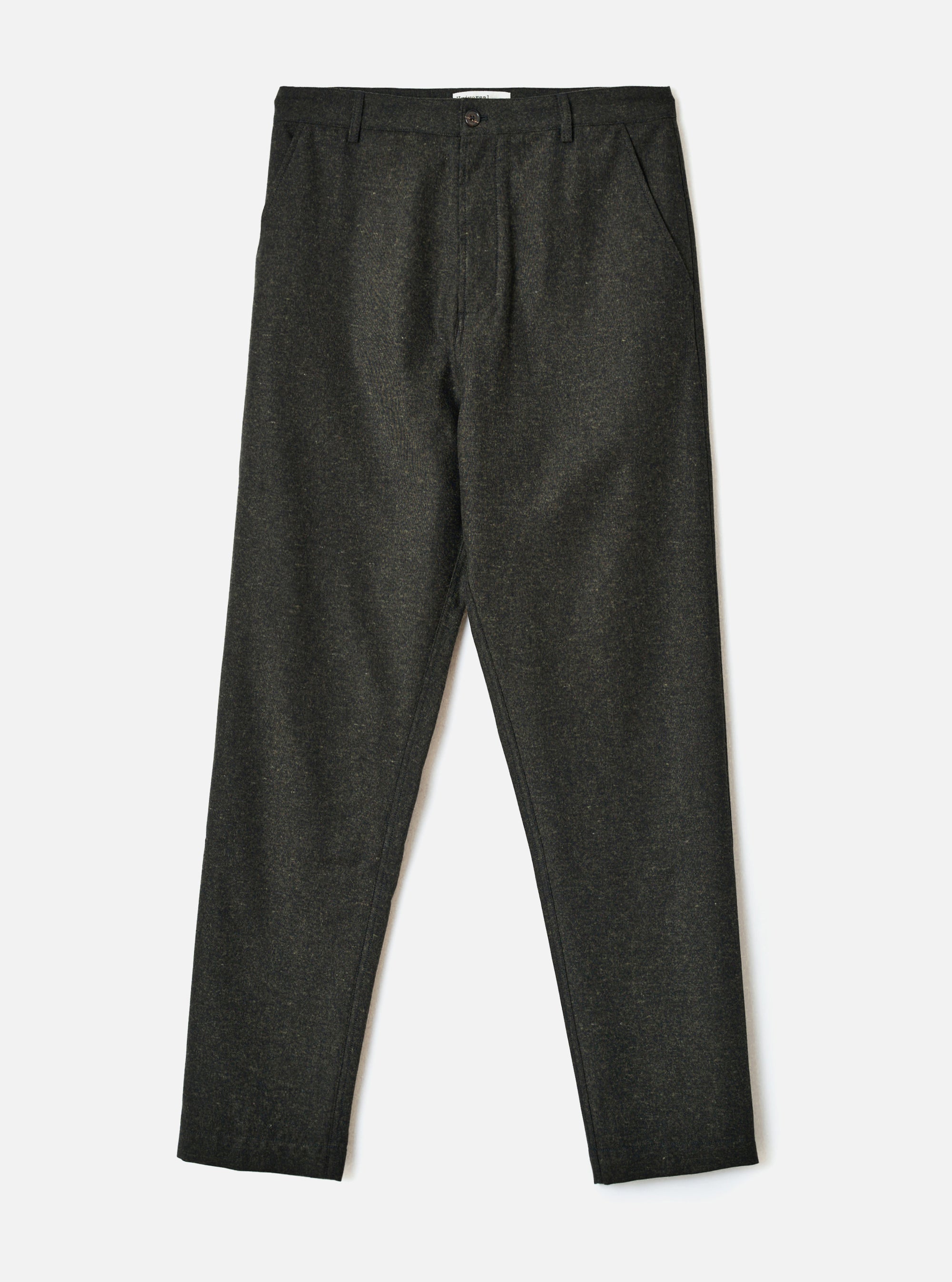 Olive Recycled Italian Tweed Military Chino