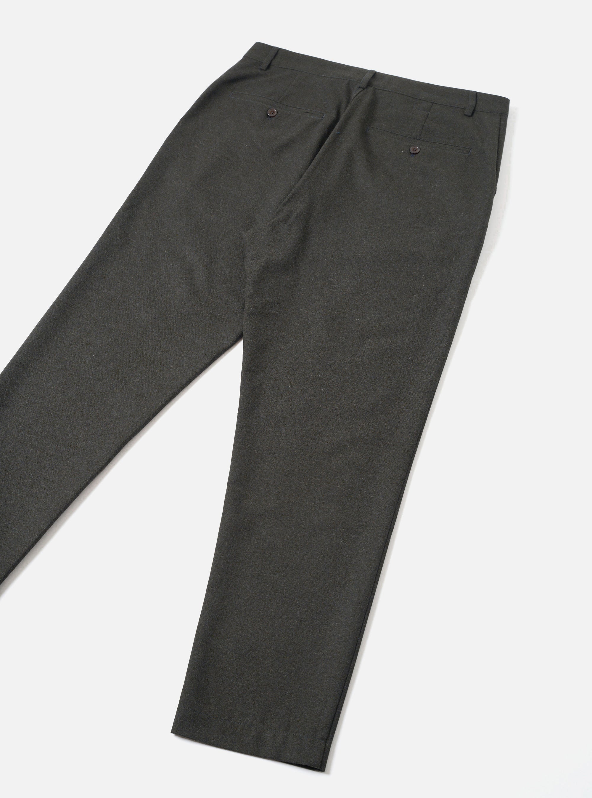 Olive Recycled Italian Tweed Military Chino