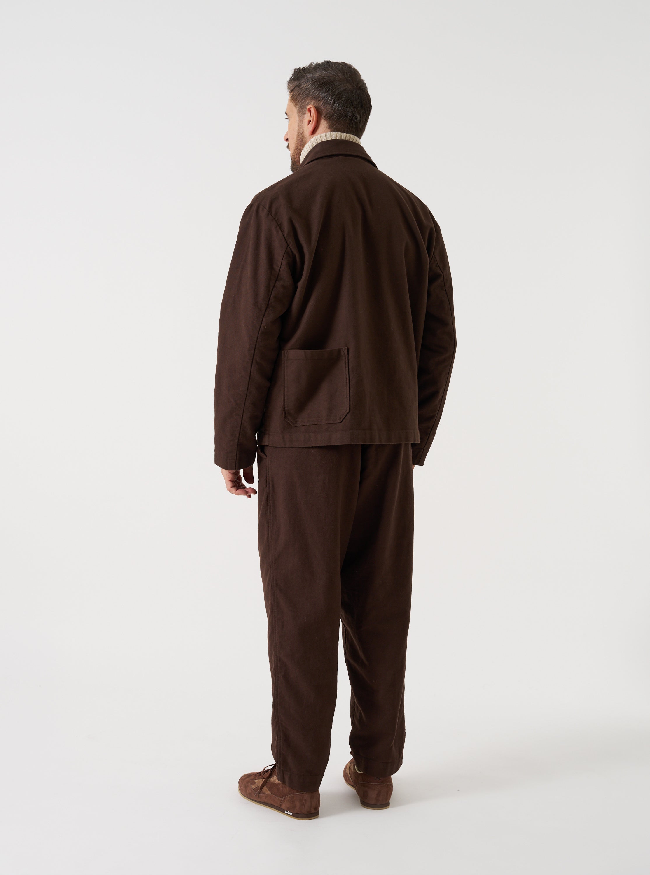 Men's Brown Comfort Moleskin Ives Jacket – Universal Works