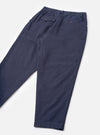 Navy Comfort Moleskin Pleated Track Pant
