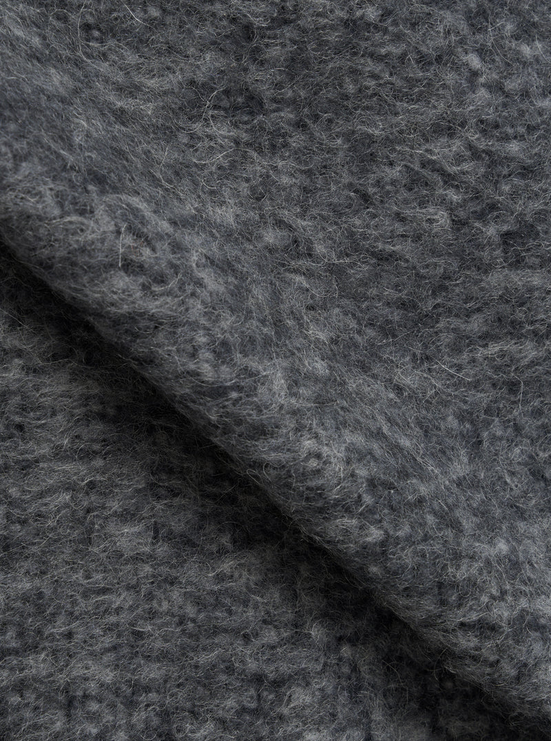 Navy/Pale Grey Losso Mohair Mix Cardigan