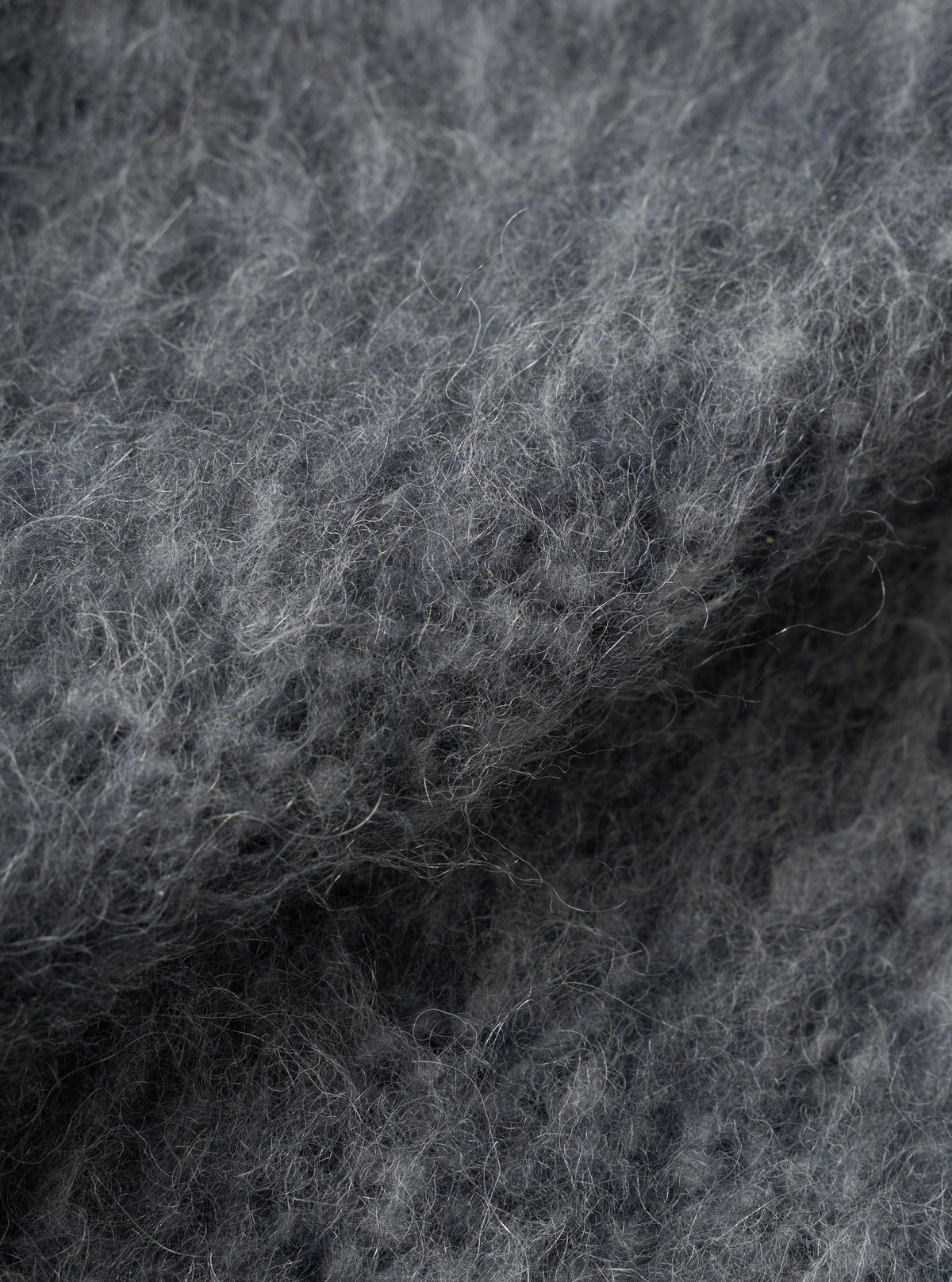 Navy/Pale Grey Losso Mohair Mix Lancaster Gilet