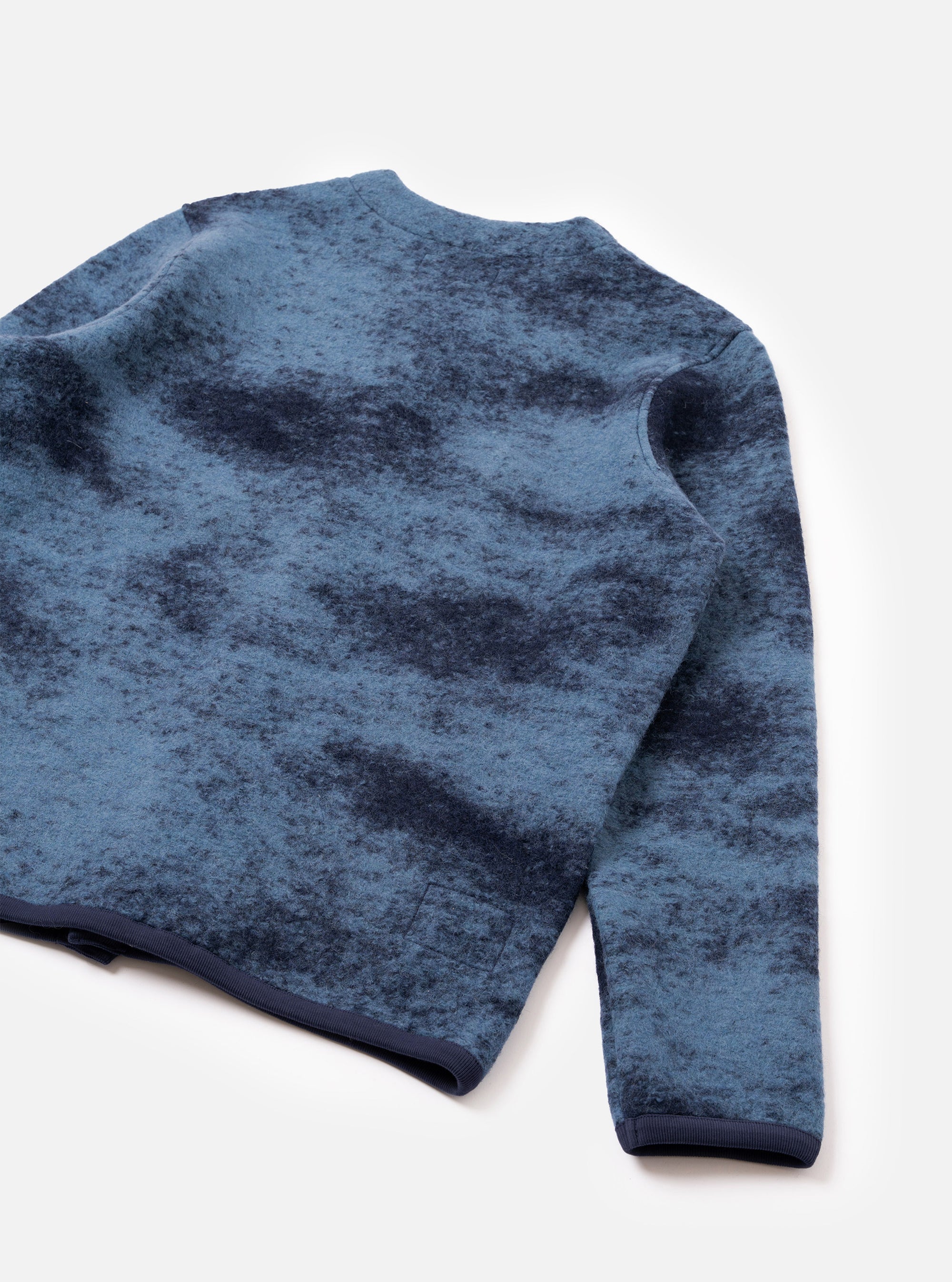 Blue Cloud Camo Knit Cardigan