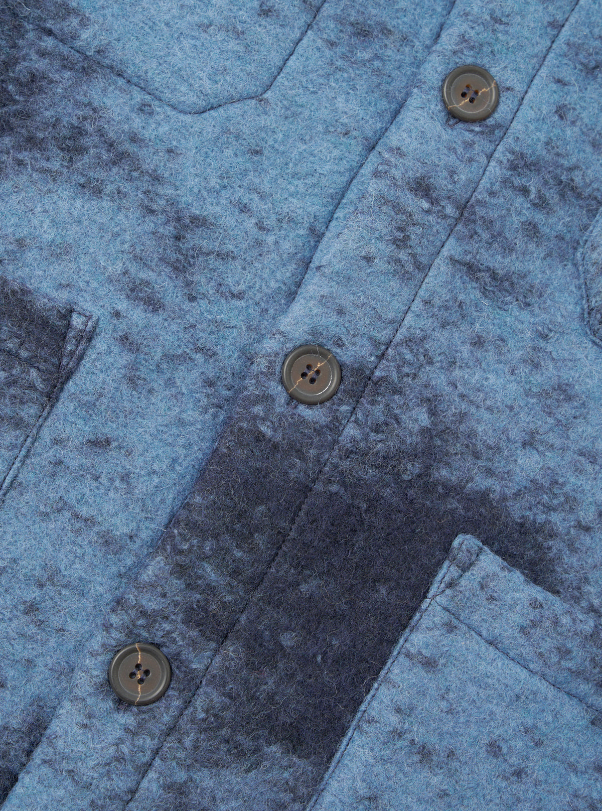 Blue Cloud Camo Knit Cardigan