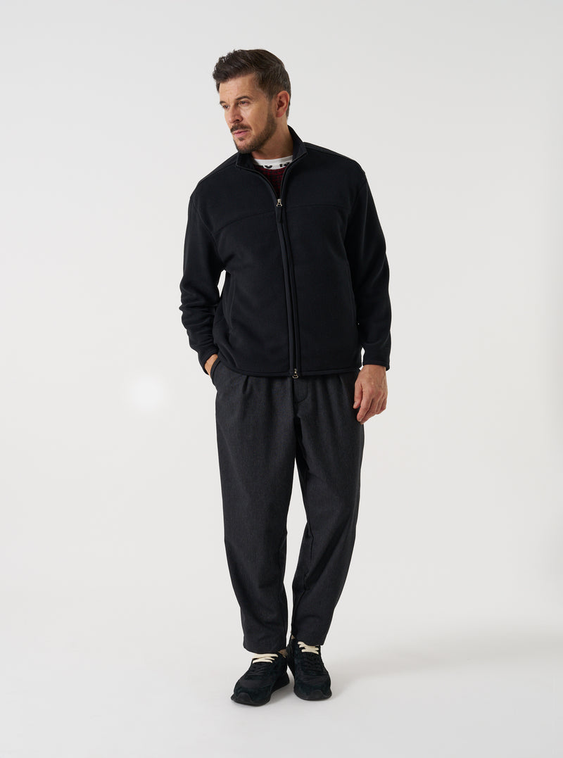 Black Chelo Fleece Hep Mountain Jacket