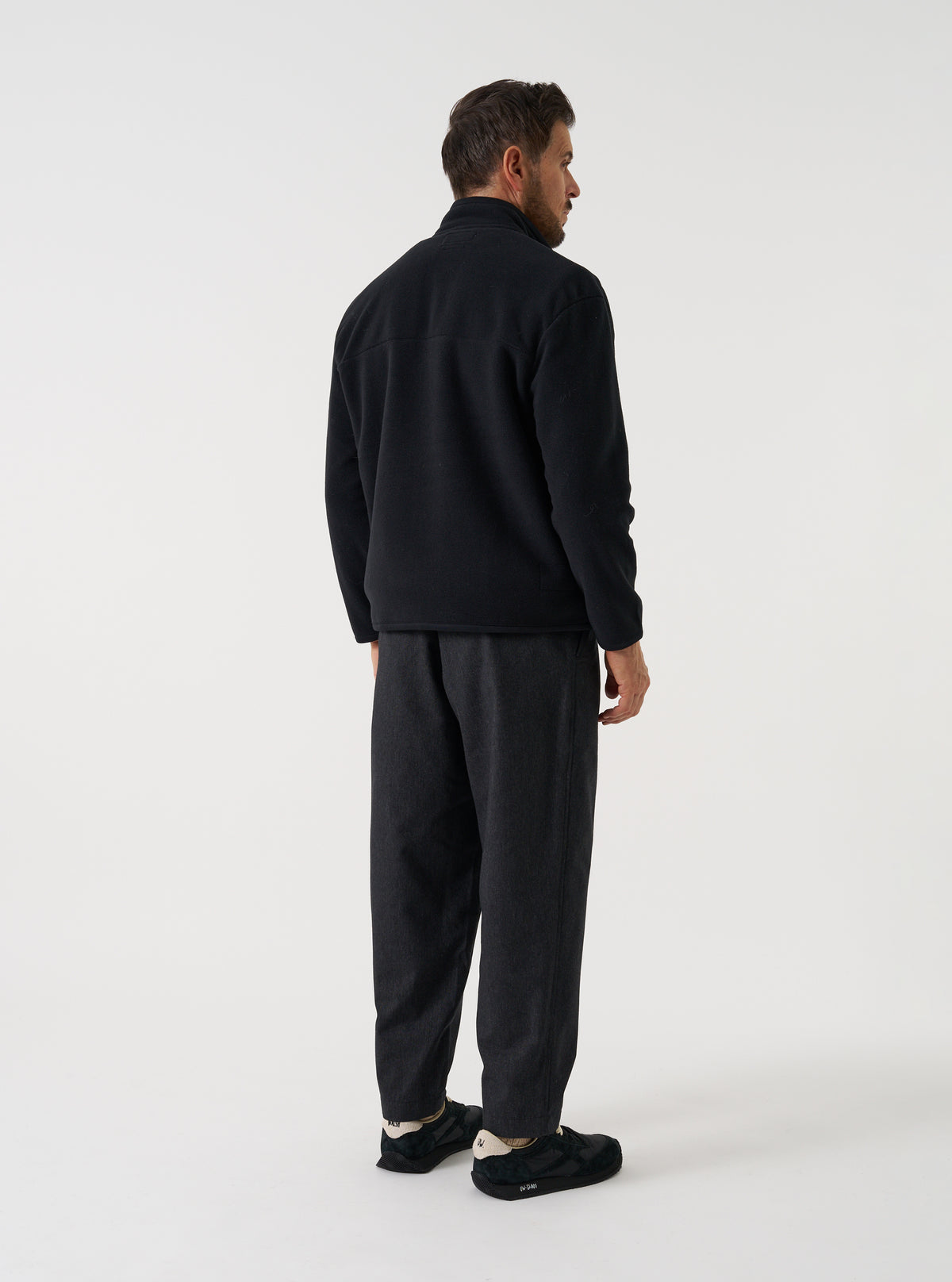 Black Chelo Fleece Hep Mountain Jacket