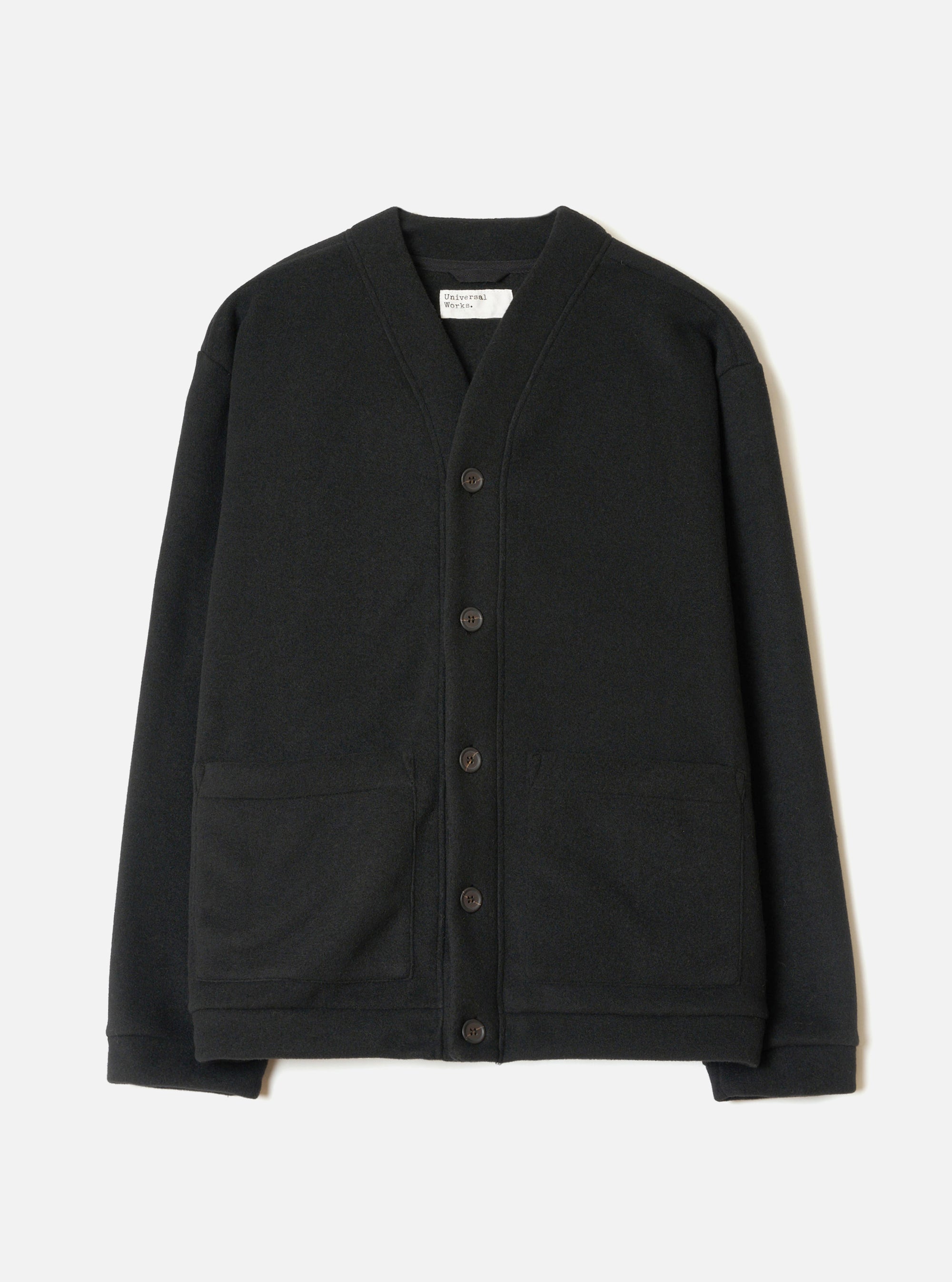 Black Chelo Fleece Advance Cardigan