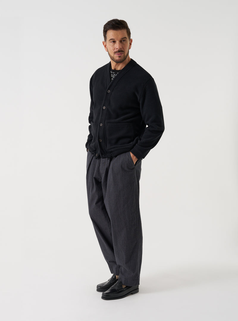 Black Chelo Fleece Advance Cardigan
