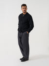 Black Chelo Fleece Advance Cardigan