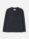 Charcoal Diamond Fleece Cardigan