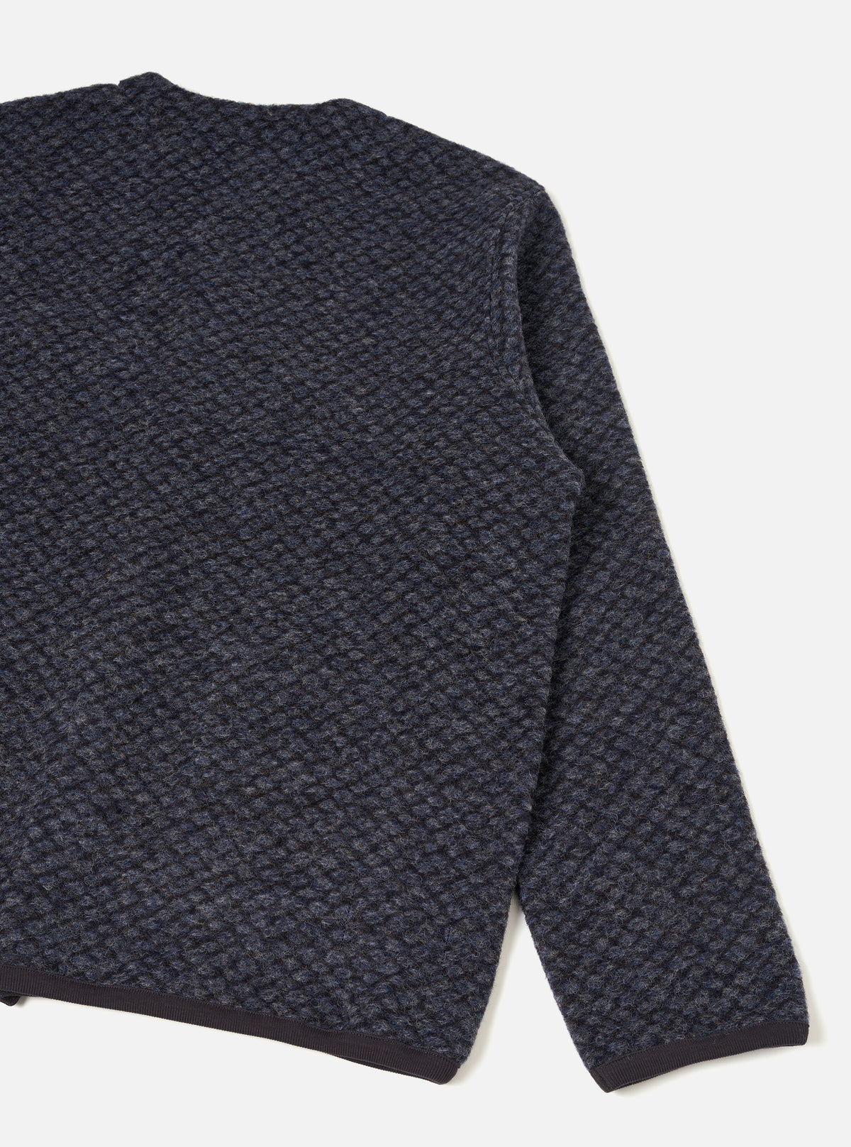 Charcoal Diamond Fleece Cardigan