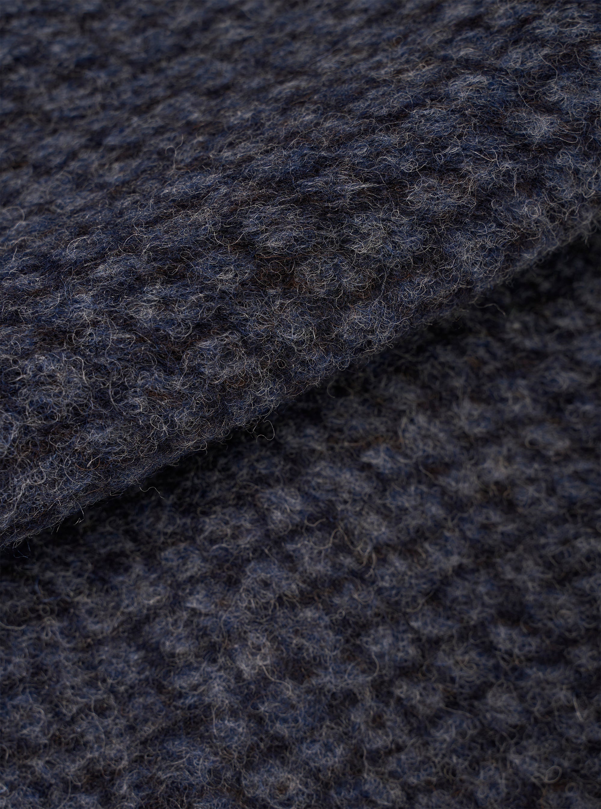 Charcoal Diamond Fleece Cardigan