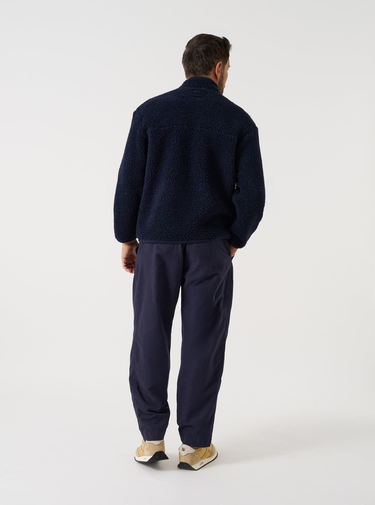 Navy Artic Fleece Hep Mountain Jacket