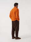 Orange Artic Fleece Hep Mountain Jacket
