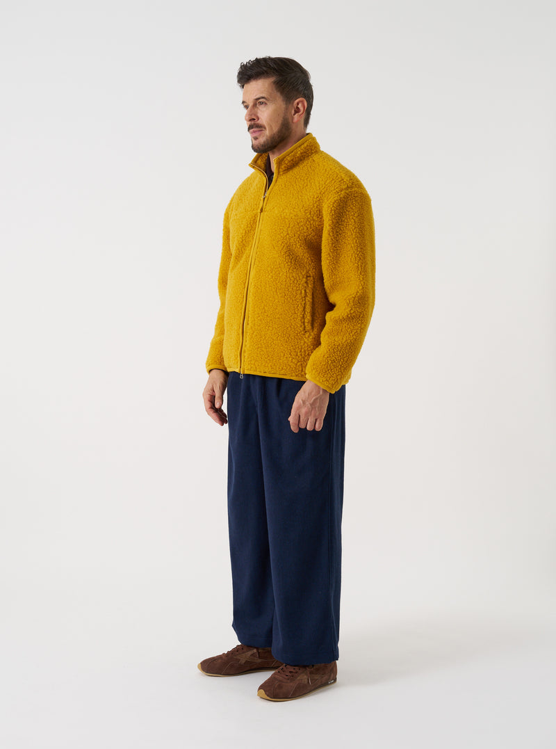 Yellow Artic Fleece Hep Mountain Jacket