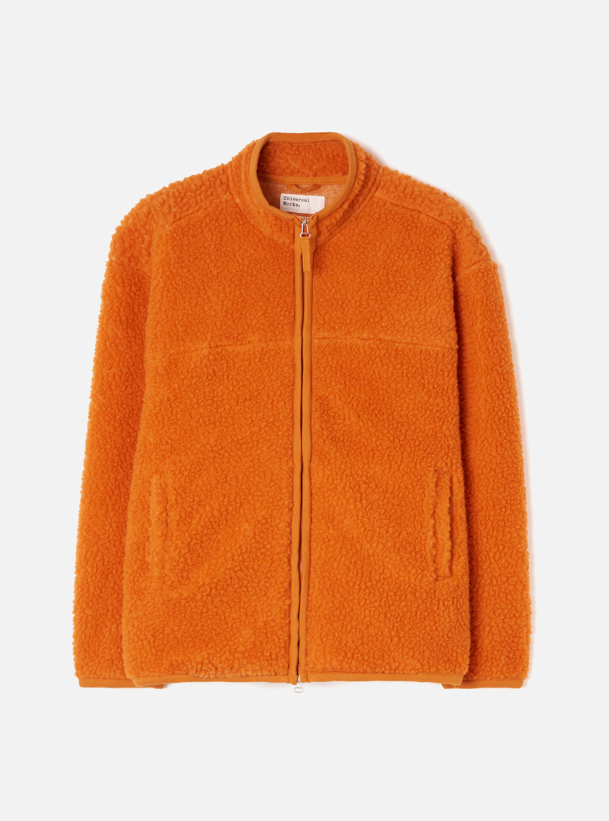 Orange Artic Fleece Hep Mountain Jacket