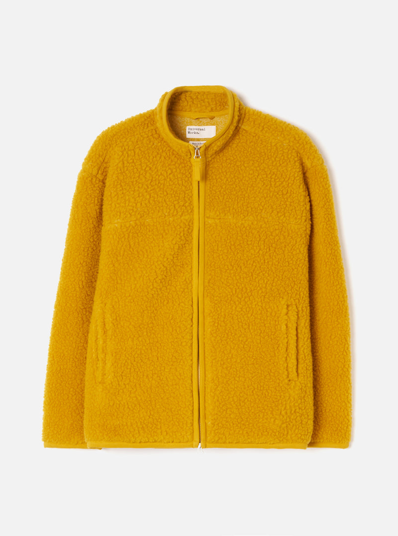 Yellow Artic Fleece Hep Mountain Jacket