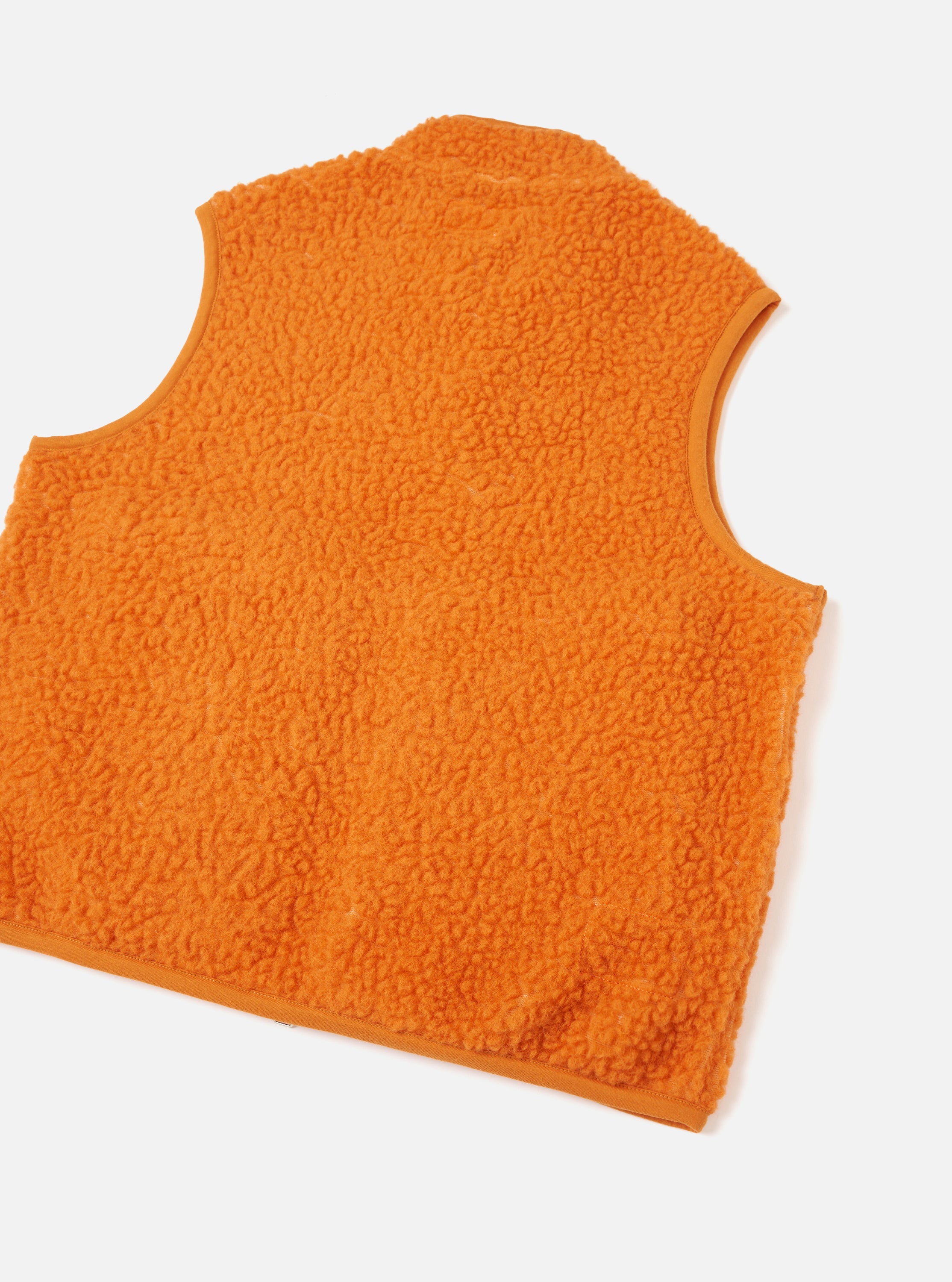 Men's Orange Artic Fleece Hep Mountain Gilet – Universal Works