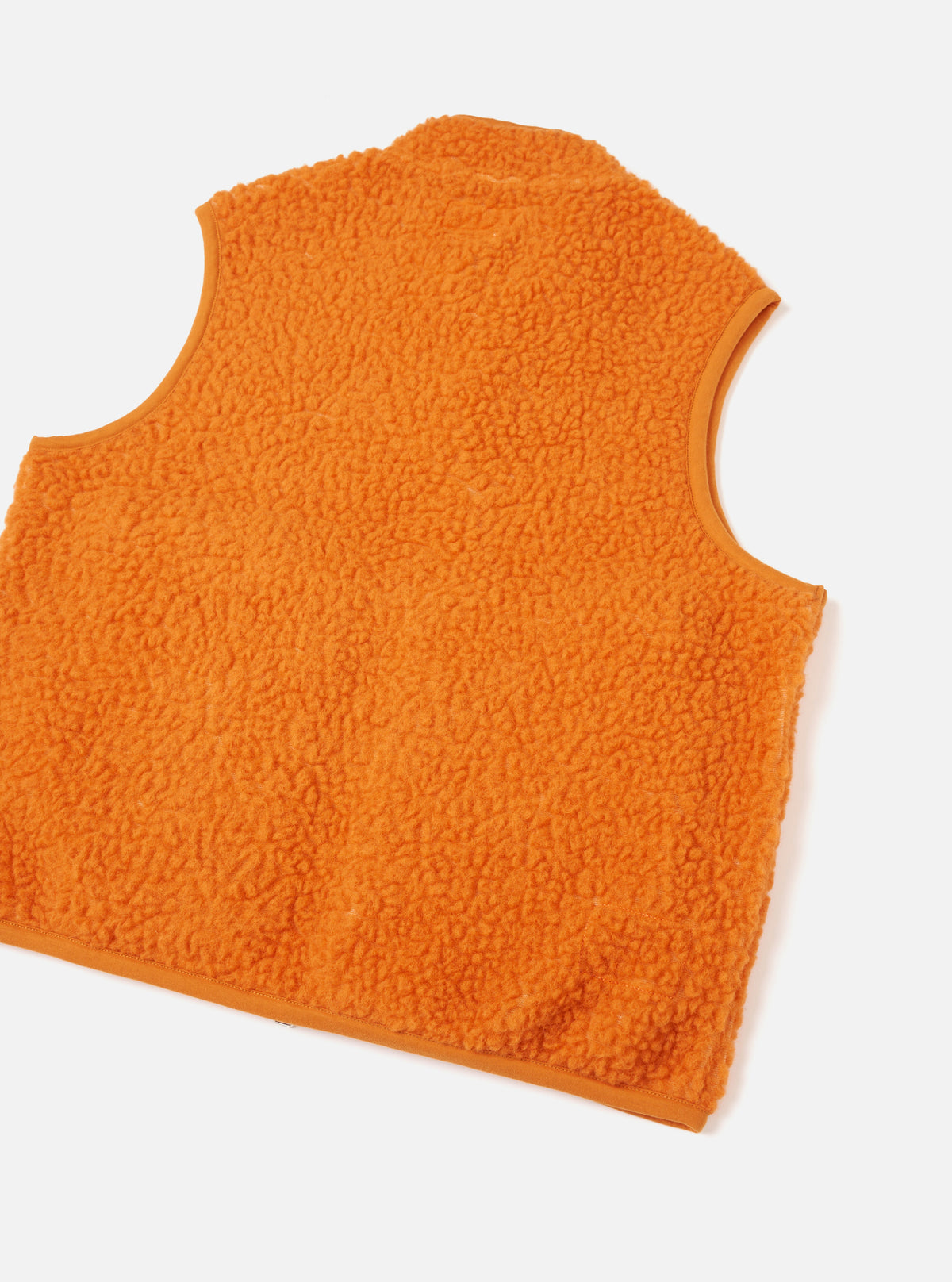 Orange Artic Fleece Hep Mountain Gilet