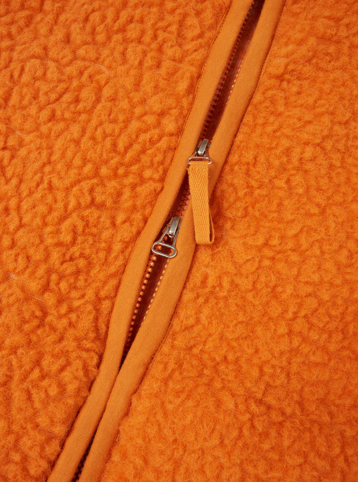 Orange Artic Fleece Hep Mountain Gilet