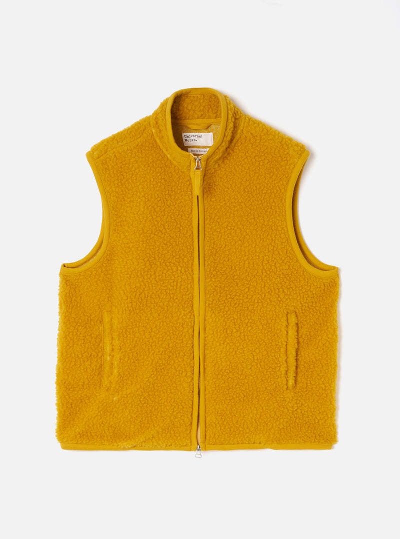 Yellow Artic Fleece Hep Mountain Gilet