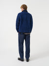 Blue Bouclet Fleece Lancaster Jacket