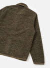 Brown Bouclet Fleece Lancaster Jacket