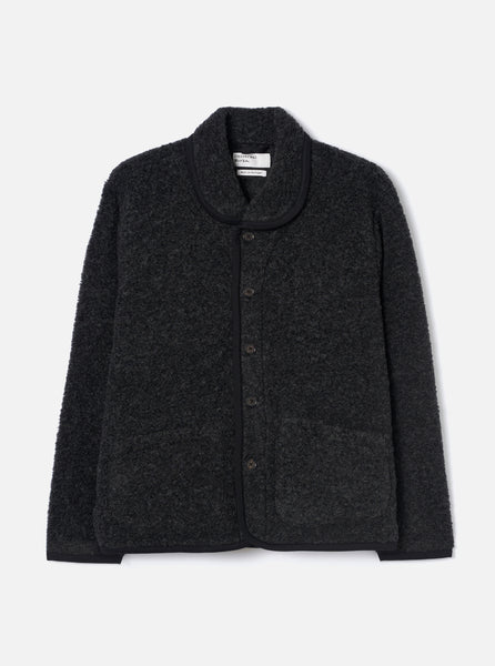 Men's Charcoal Bouclet Fleece Lancaster Jacket – Universal Works