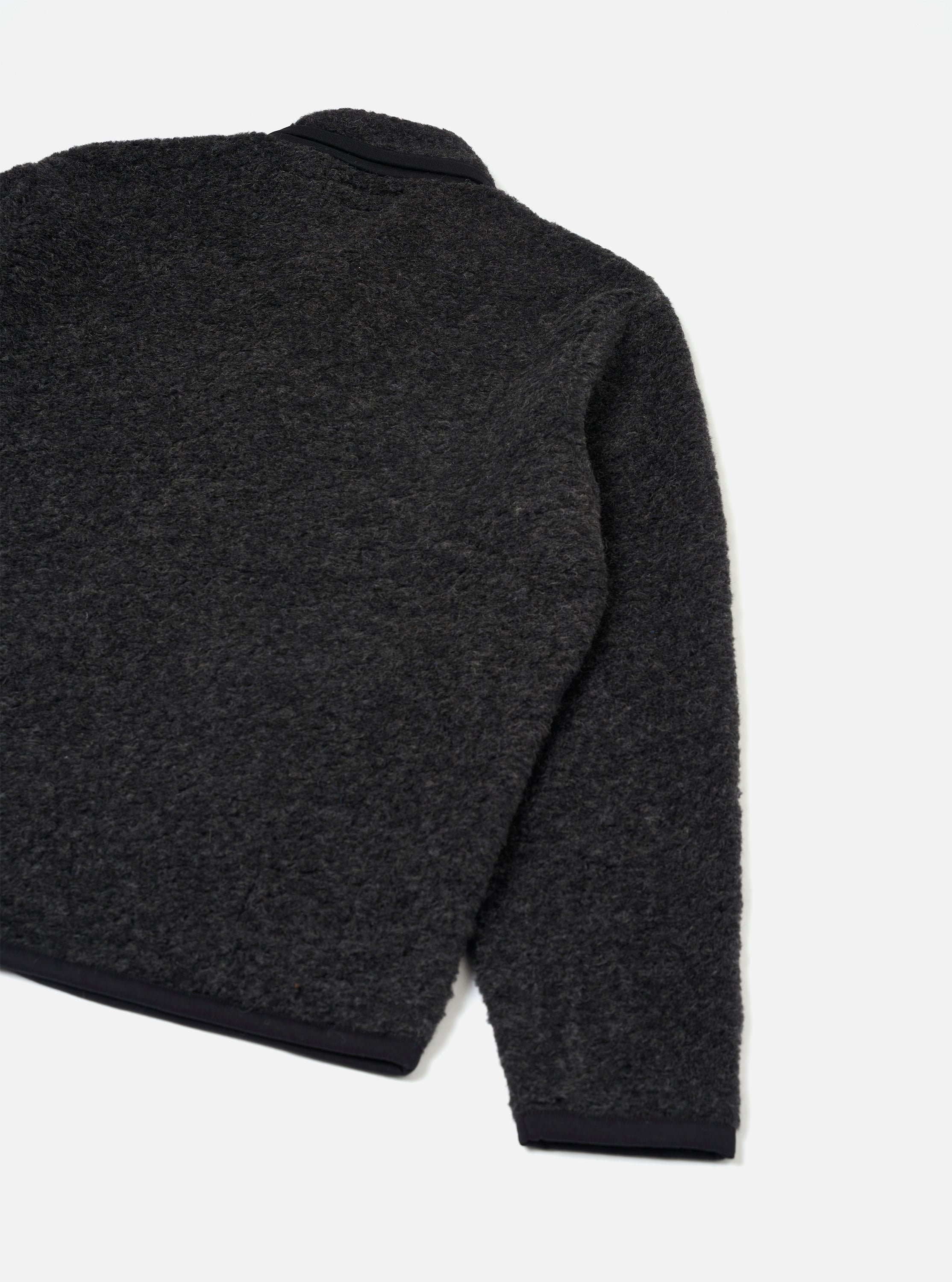 Men's Charcoal Bouclet Fleece Lancaster Jacket – Universal Works