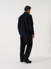 Black Fine Cord Bakers Overshirt