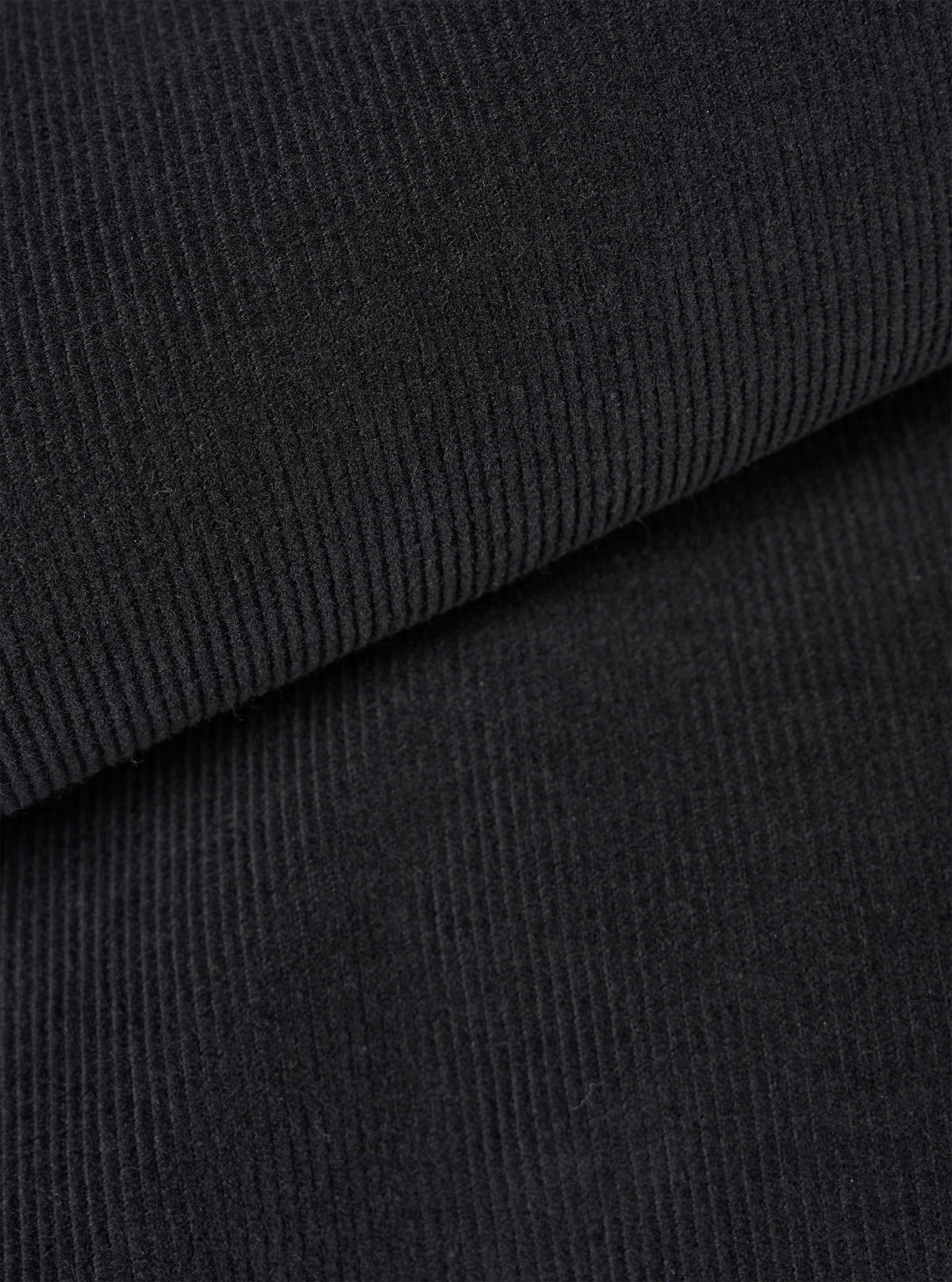 Black Fine Cord Bakers Overshirt