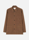 Brown Fine Cord Bakers Overshirt
