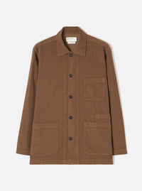 Brown Fine Cord Bakers Overshirt