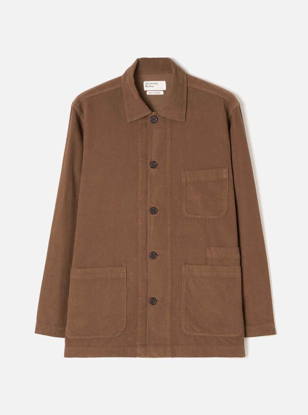 Brown Fine Cord Bakers Overshirt