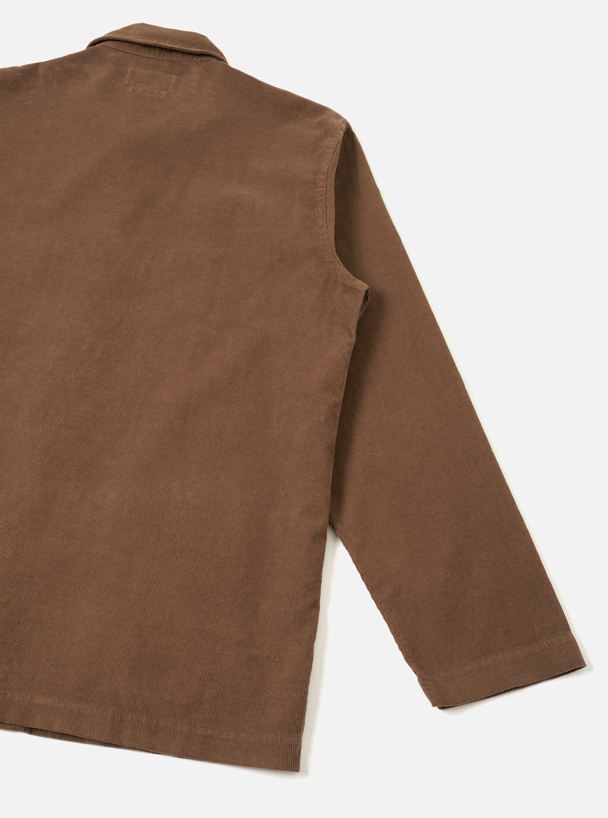 Brown Fine Cord Bakers Overshirt