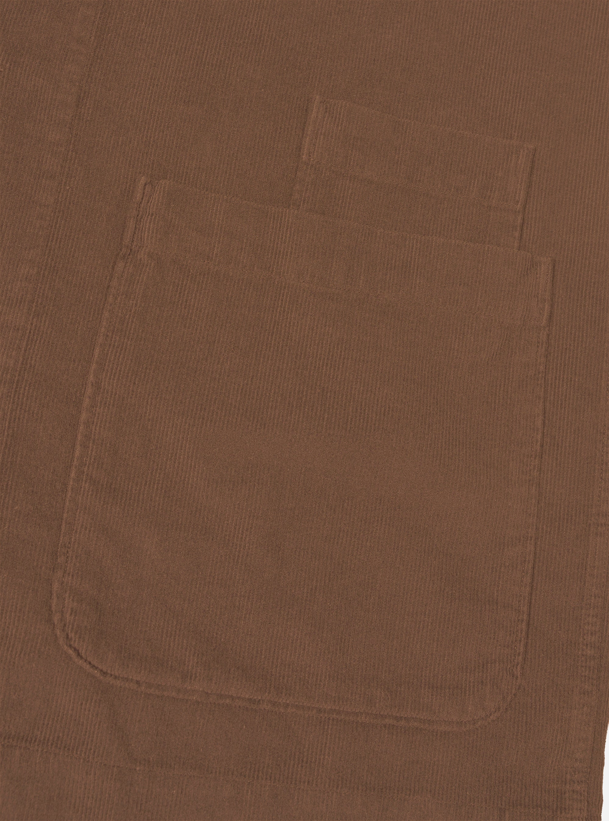 Brown Fine Cord Bakers Overshirt