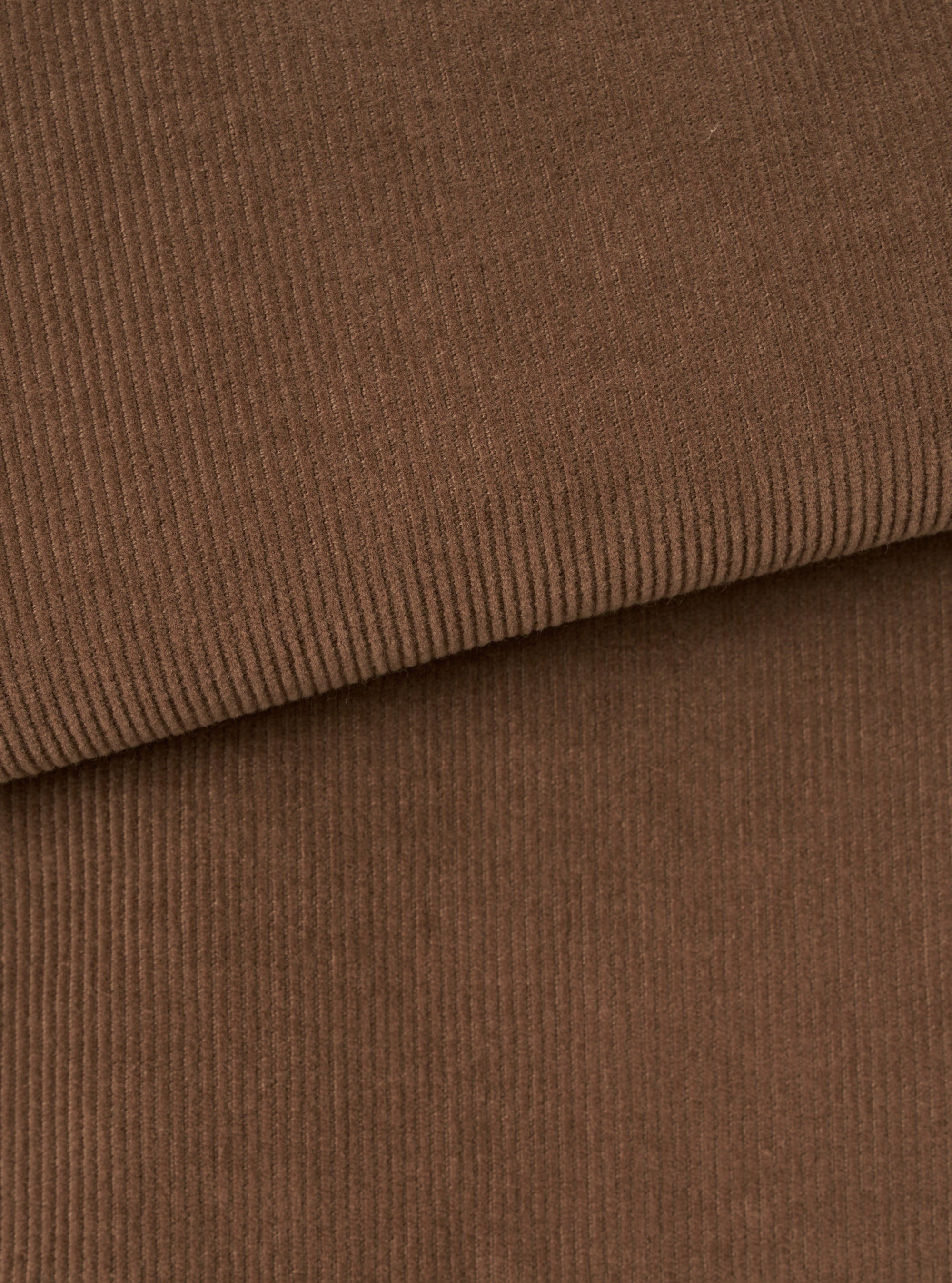 Brown Fine Cord Bakers Overshirt
