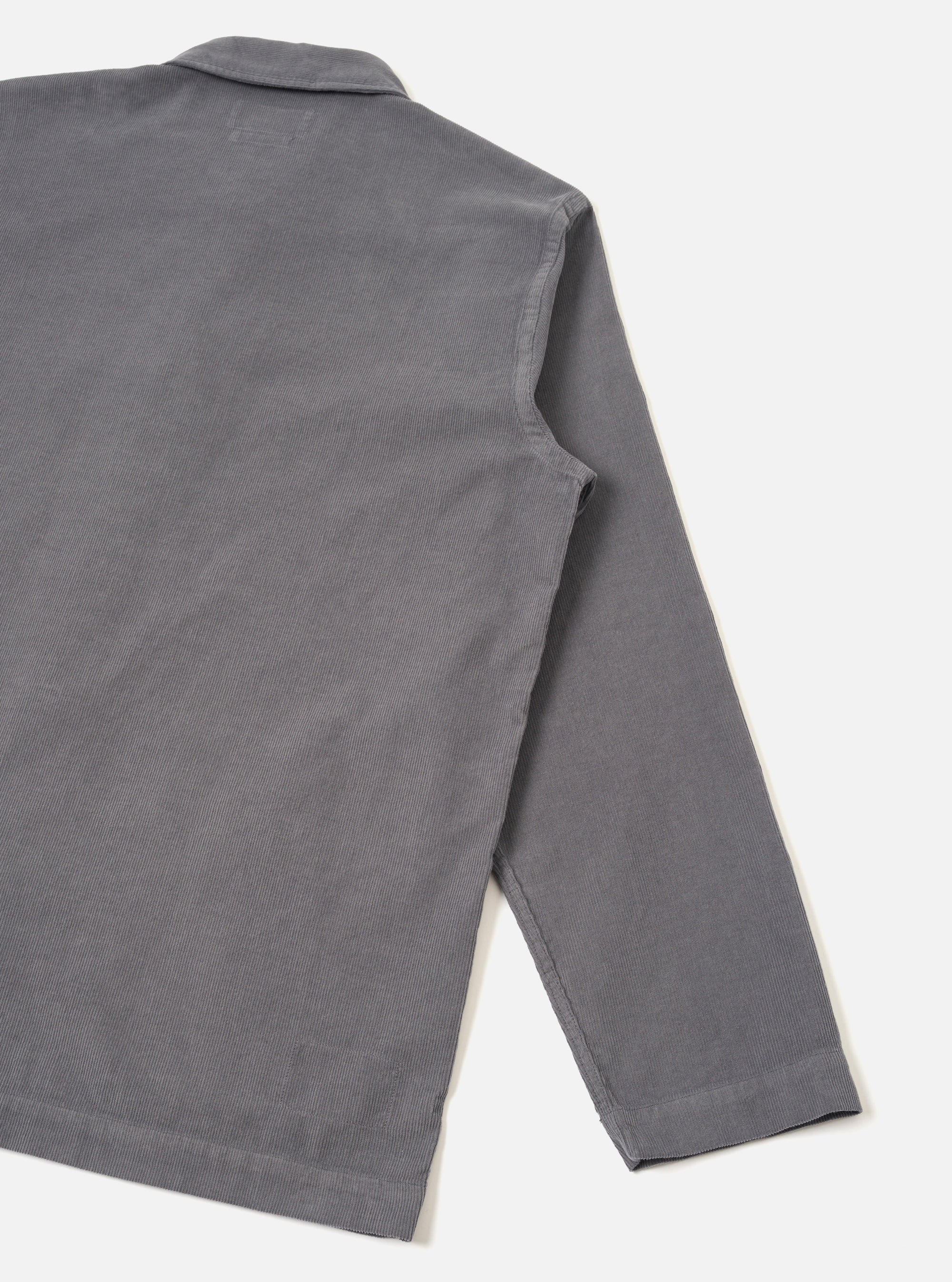 Grey Fine Cord Bakers Overshirt