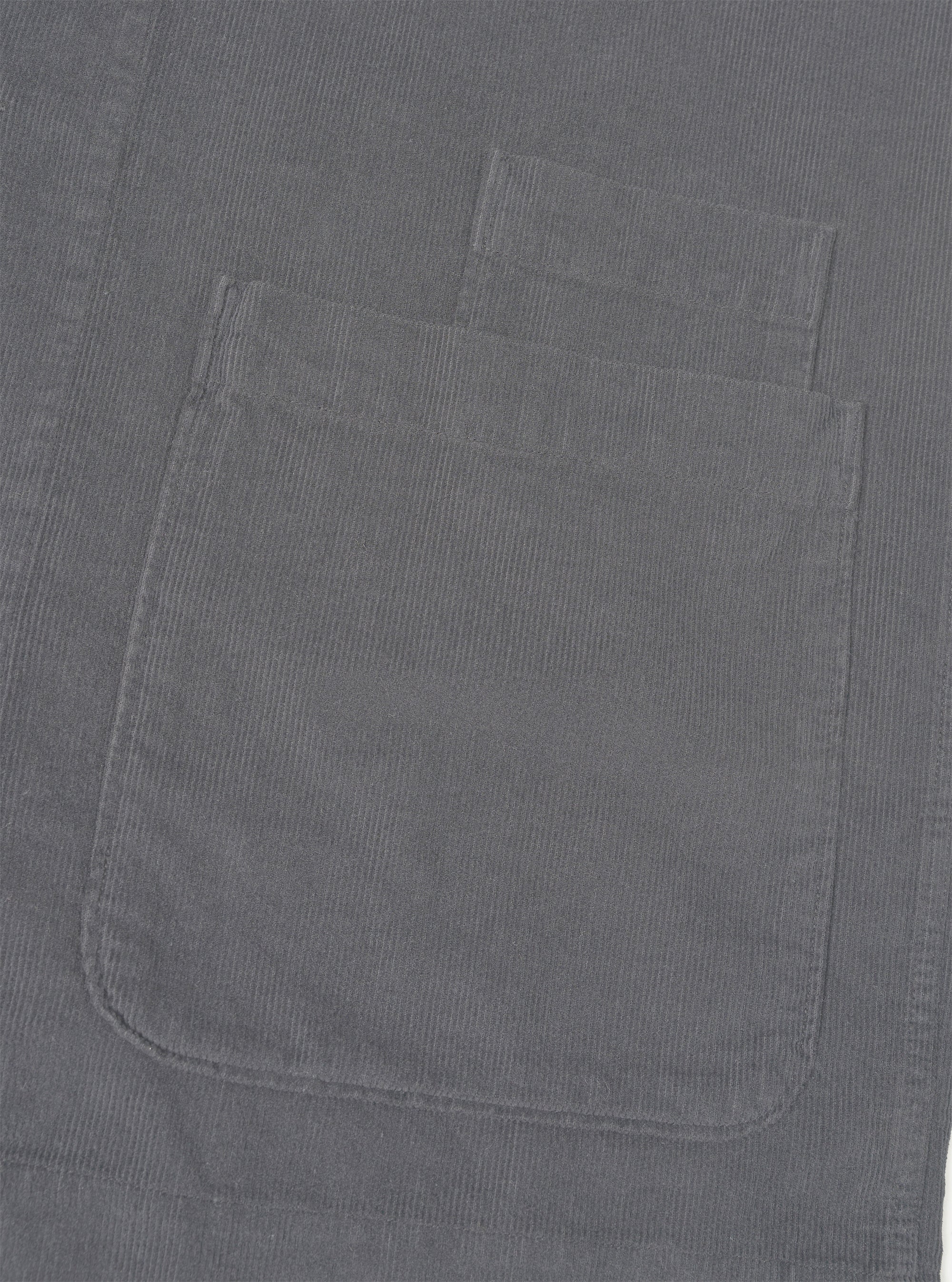 Grey Fine Cord Bakers Overshirt