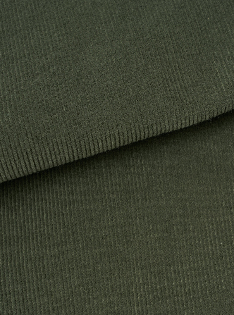 Olive Fine Cord Bakers Overshirt