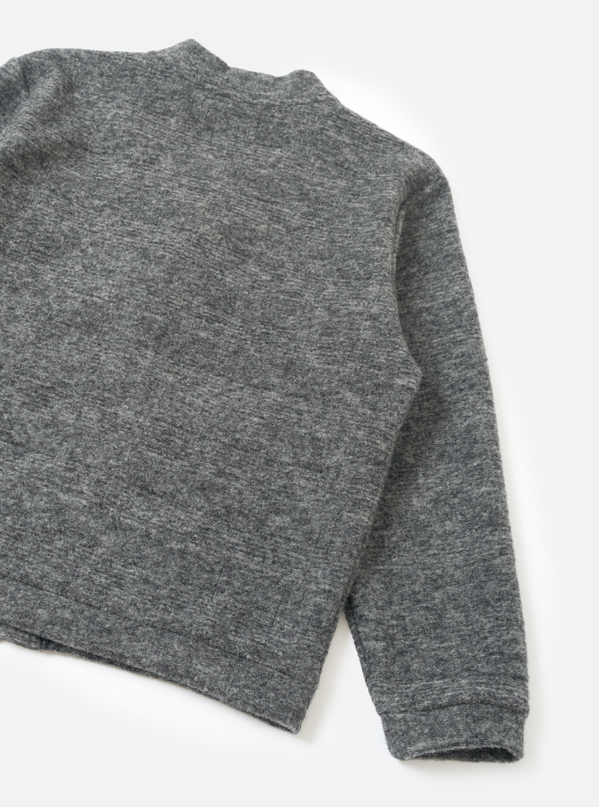 Grey Marl Wool Mix Knit Advance Cardigan