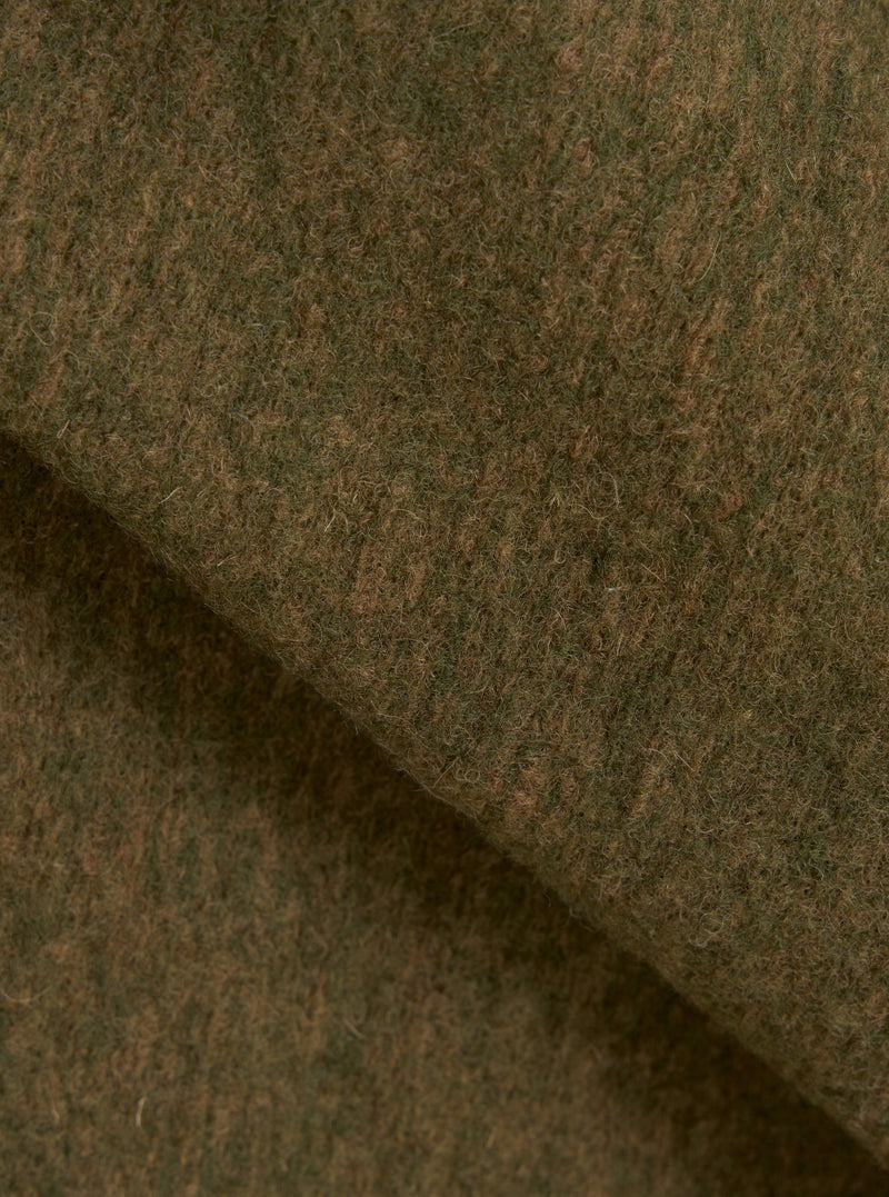 Olive Wool Mix Knit Advance Cardigan