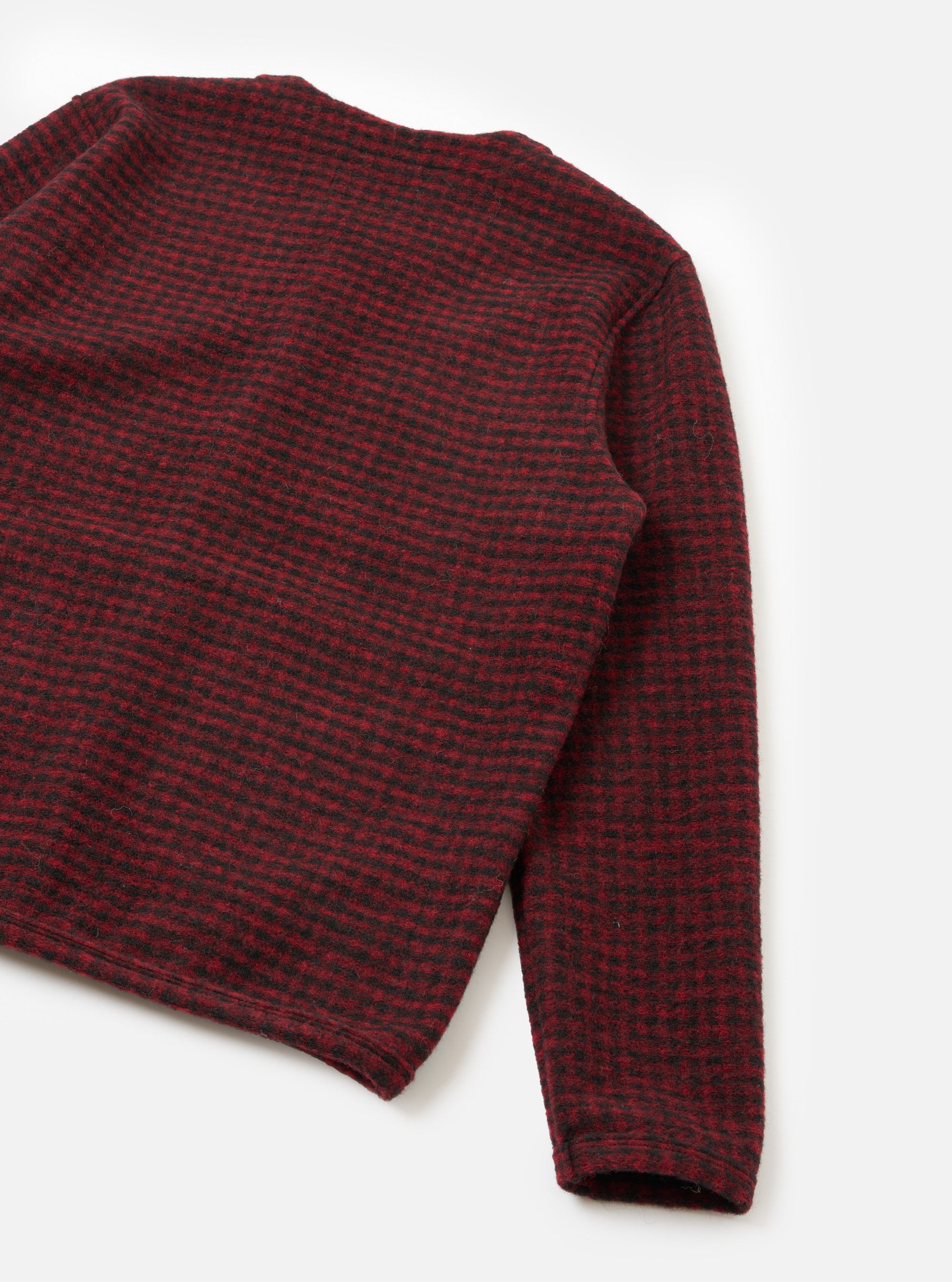 Black/Red 533 Wool Mix Cardigan