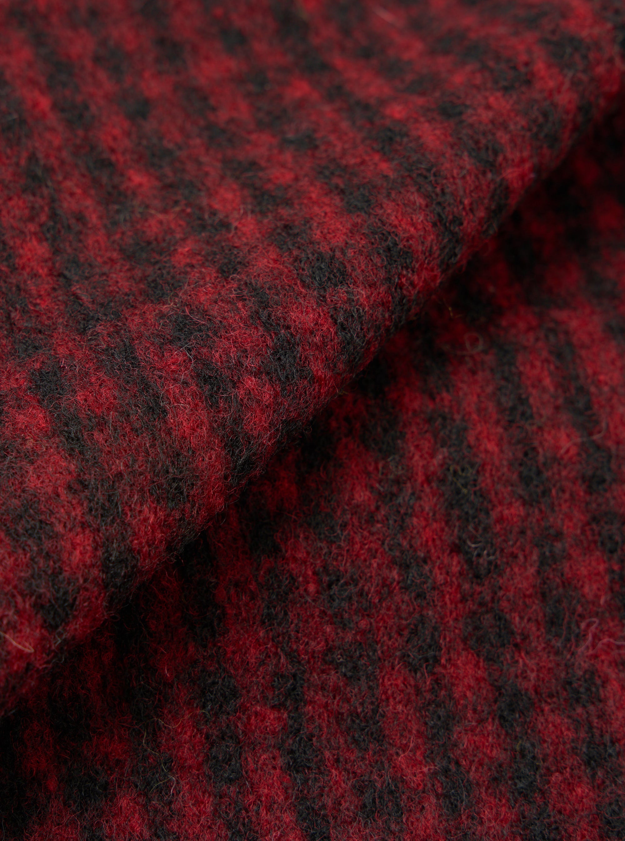 Black/Red 533 Wool Mix Cardigan