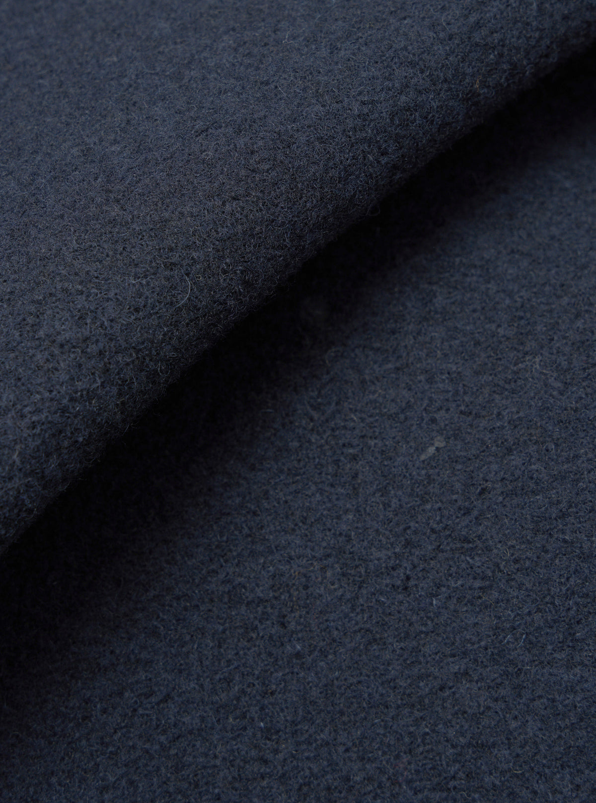 Navy Techno Melton Plain Tag Jacket