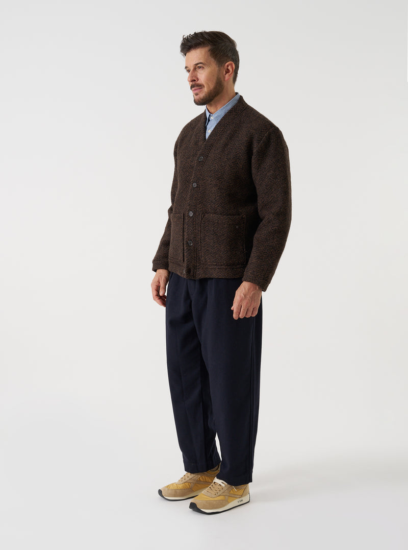 Brown Raven Fleece Advance Cardigan
