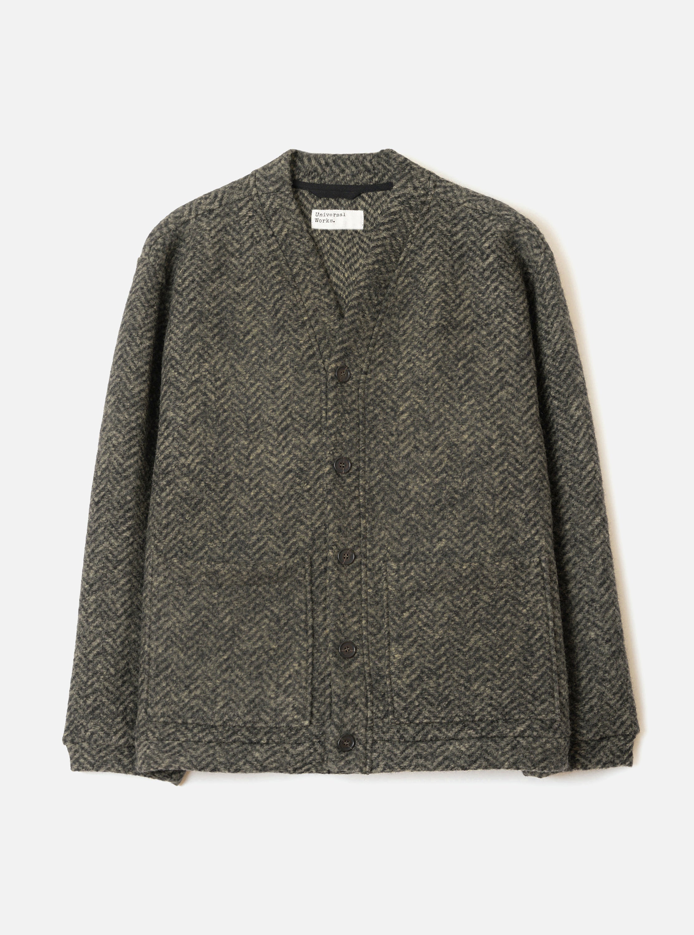 Men's Olive Raven Fleece Advance Cardigan – Universal Works