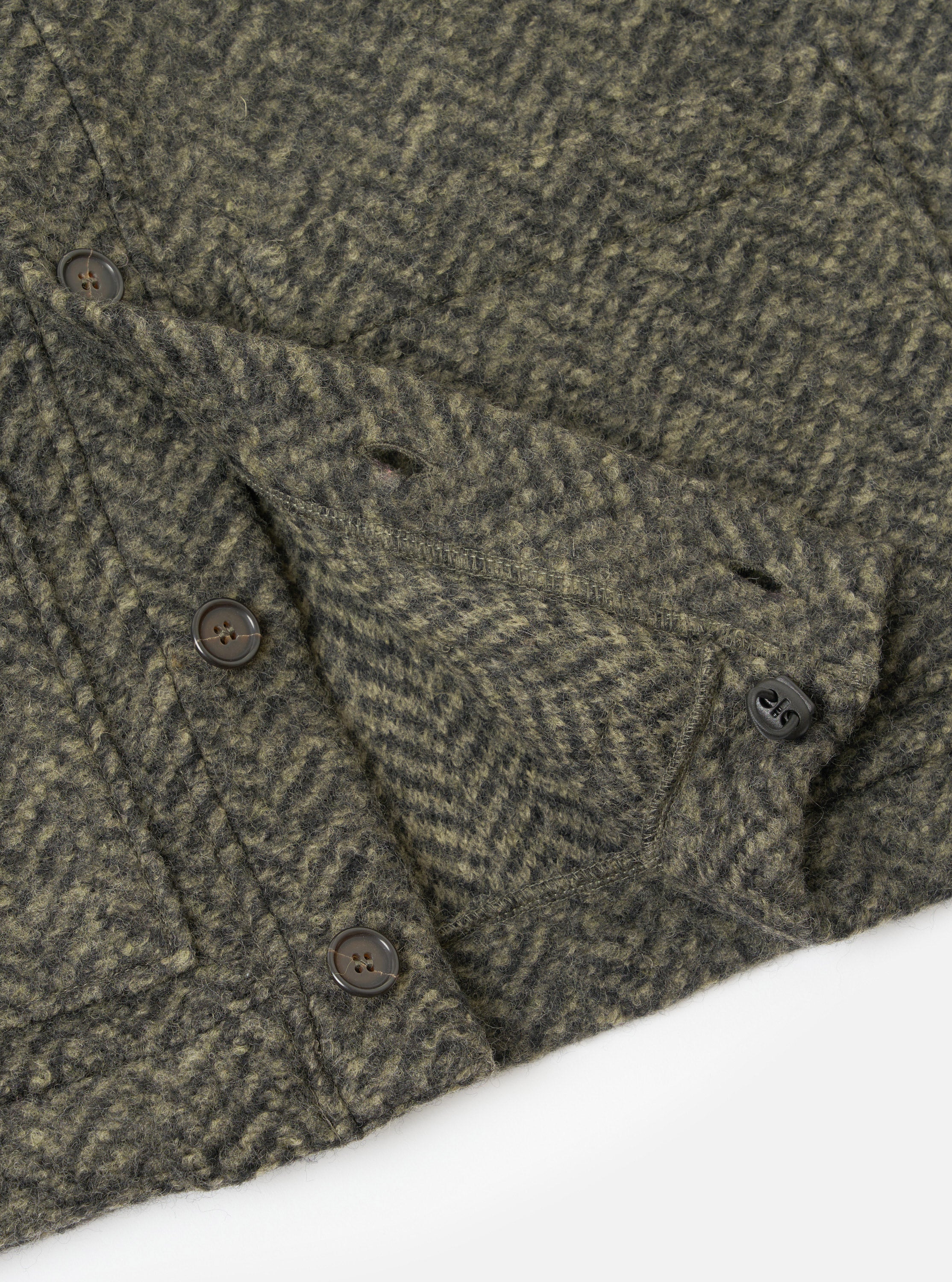 Men's Olive Raven Fleece Advance Cardigan – Universal Works